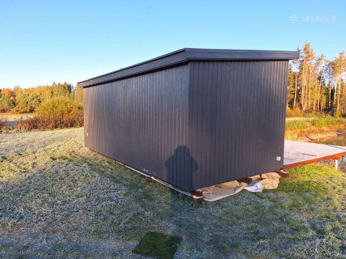 Modulinė karkasinė pirtis 3x6m 18m2 nusikėlimui - nuotraukos Nr. 5