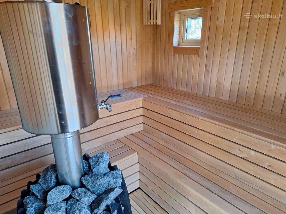 Modulinė karkasinė pirtis 3x6m 18m2 nusikėlimui - nuotraukos Nr. 7