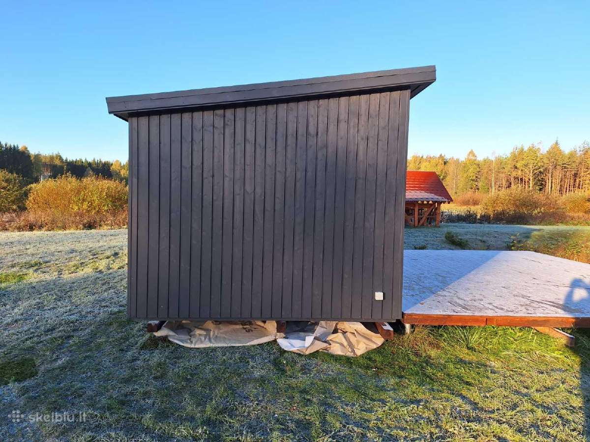 Modulinė karkasinė pirtis 3x6m 18m2 nusikėlimui - nuotraukos Nr. 6