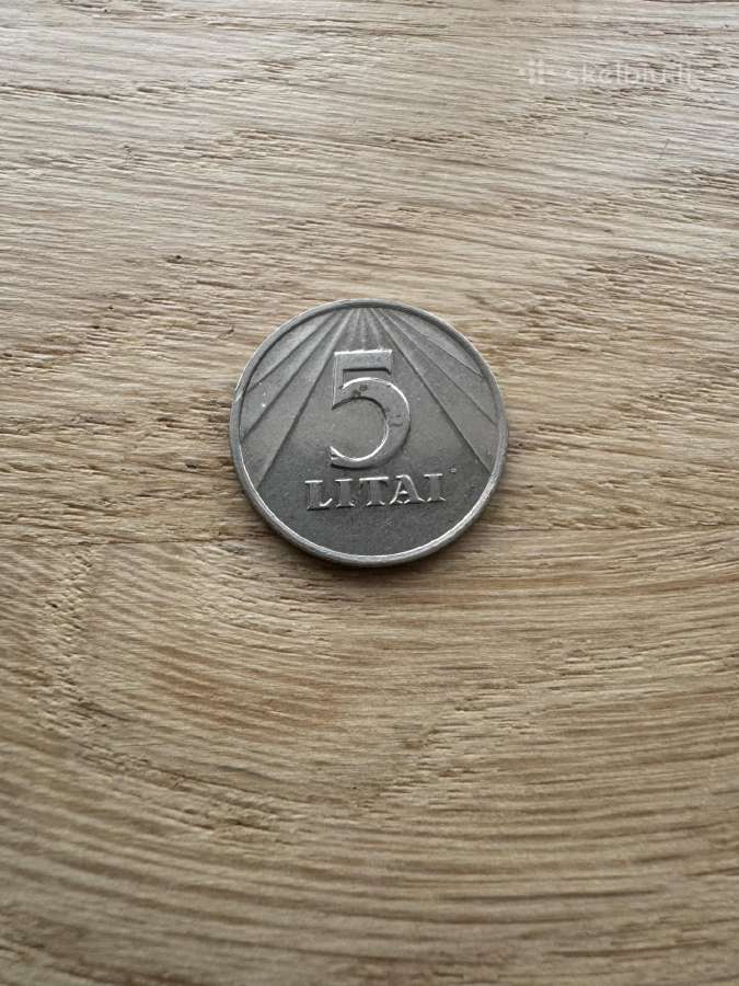 5 litai, 1991 m. (Lietuva)