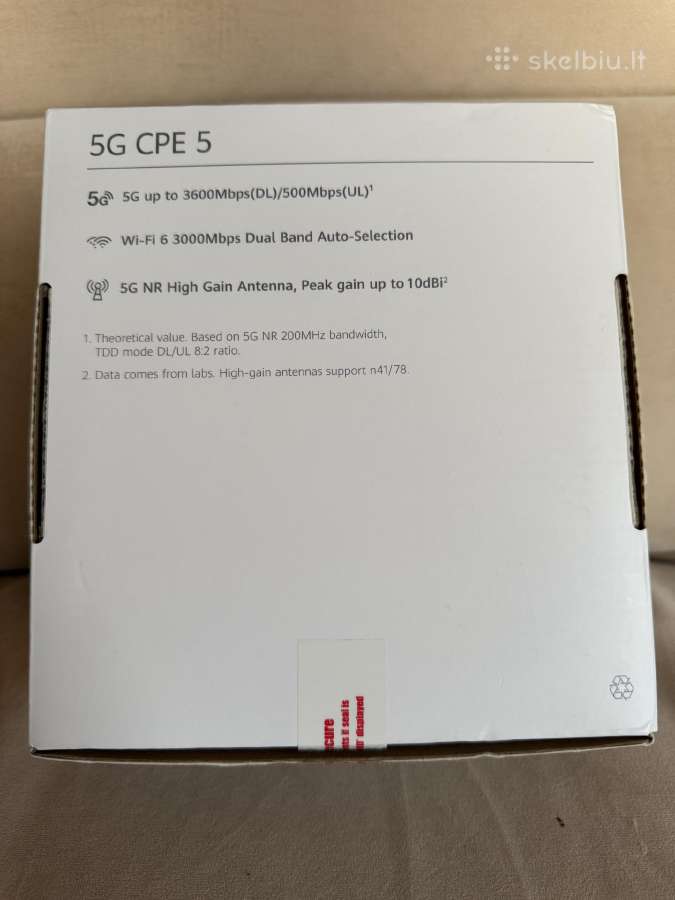 Naujas Huawei 5G cpe5 maršrutizatorius - nuotraukos Nr. 3