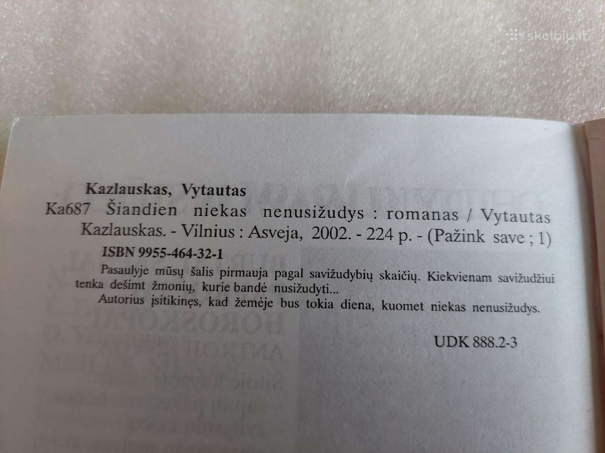Šiandien niekas nenusižudys - nuotraukos Nr. 3