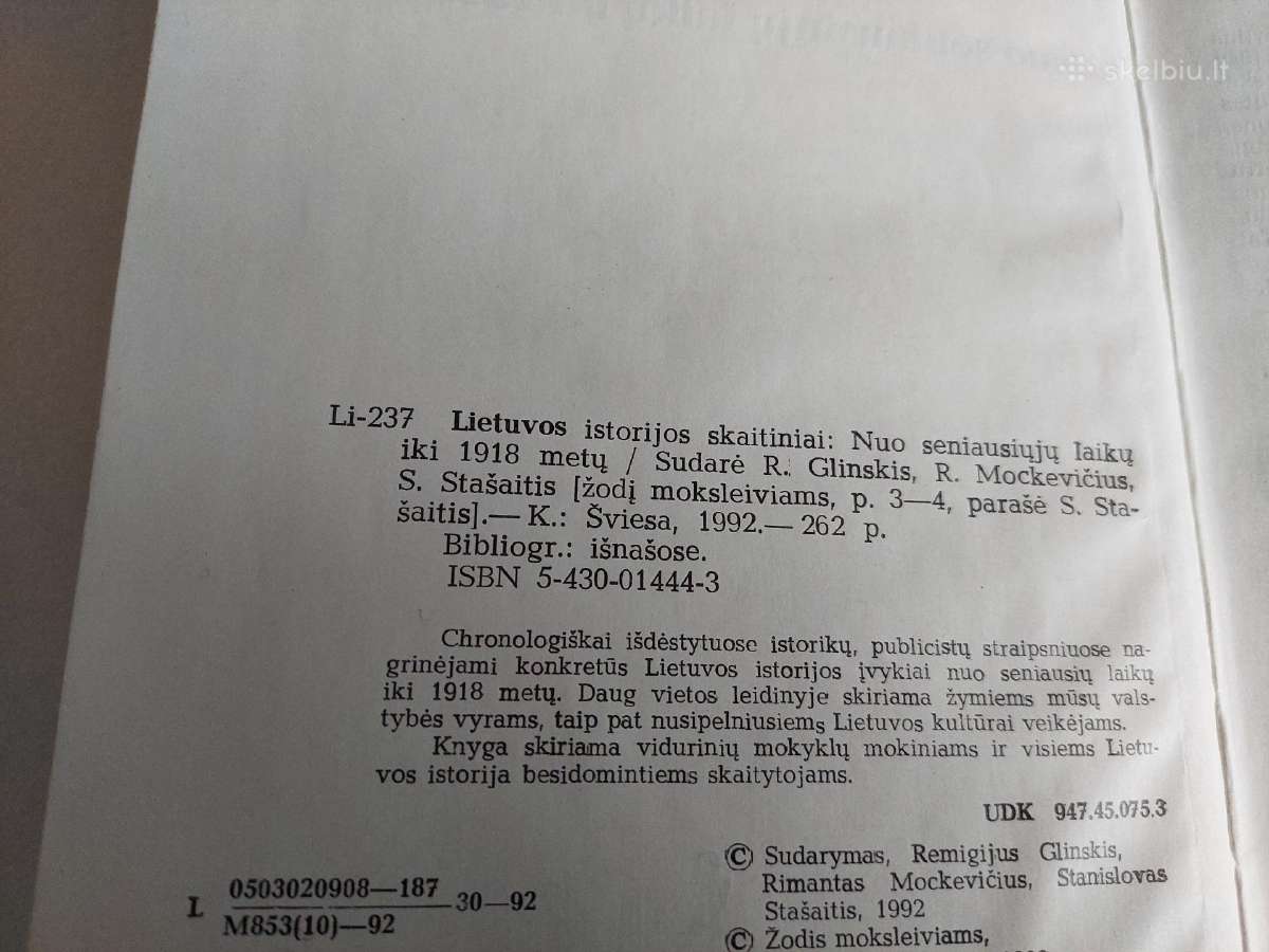 Lietuvos istorijos skaitiniai - nuotraukos Nr. 3