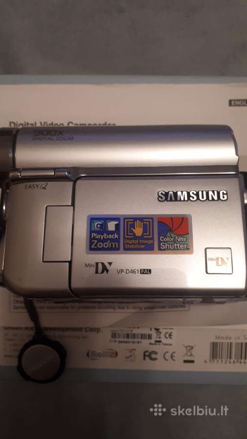 Kamera samsung Vp-d461 - nuotraukos Nr. 3