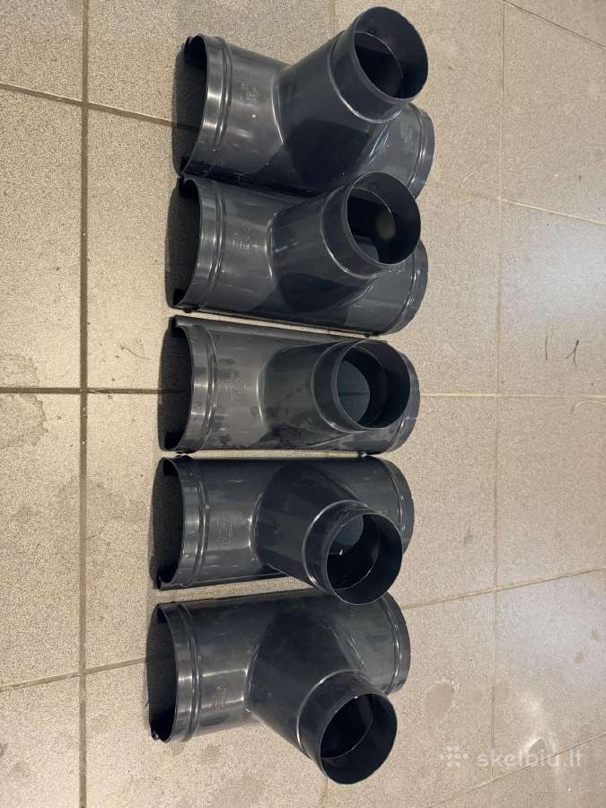 Wavin Kanion 130/90 Graphite. 5 nuolajos. Lietaus