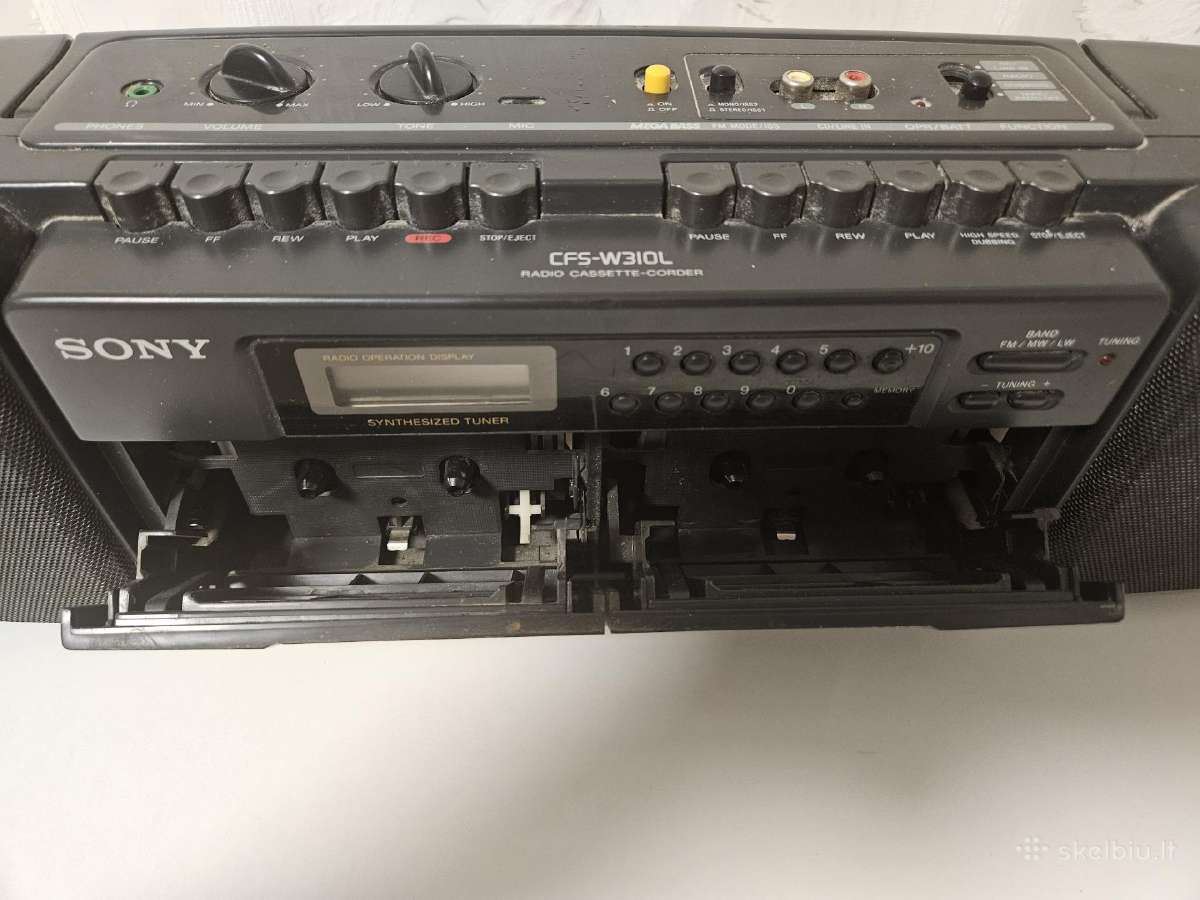 Magnetofonas Sony Cfs-w310l - nuotraukos Nr. 3