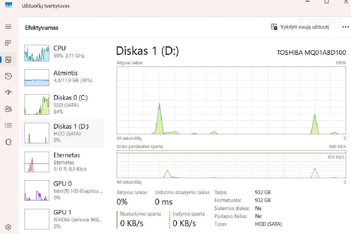 Nešiojamasis kompiuteris Asus leptop x556uq - nuotraukos Nr. 11