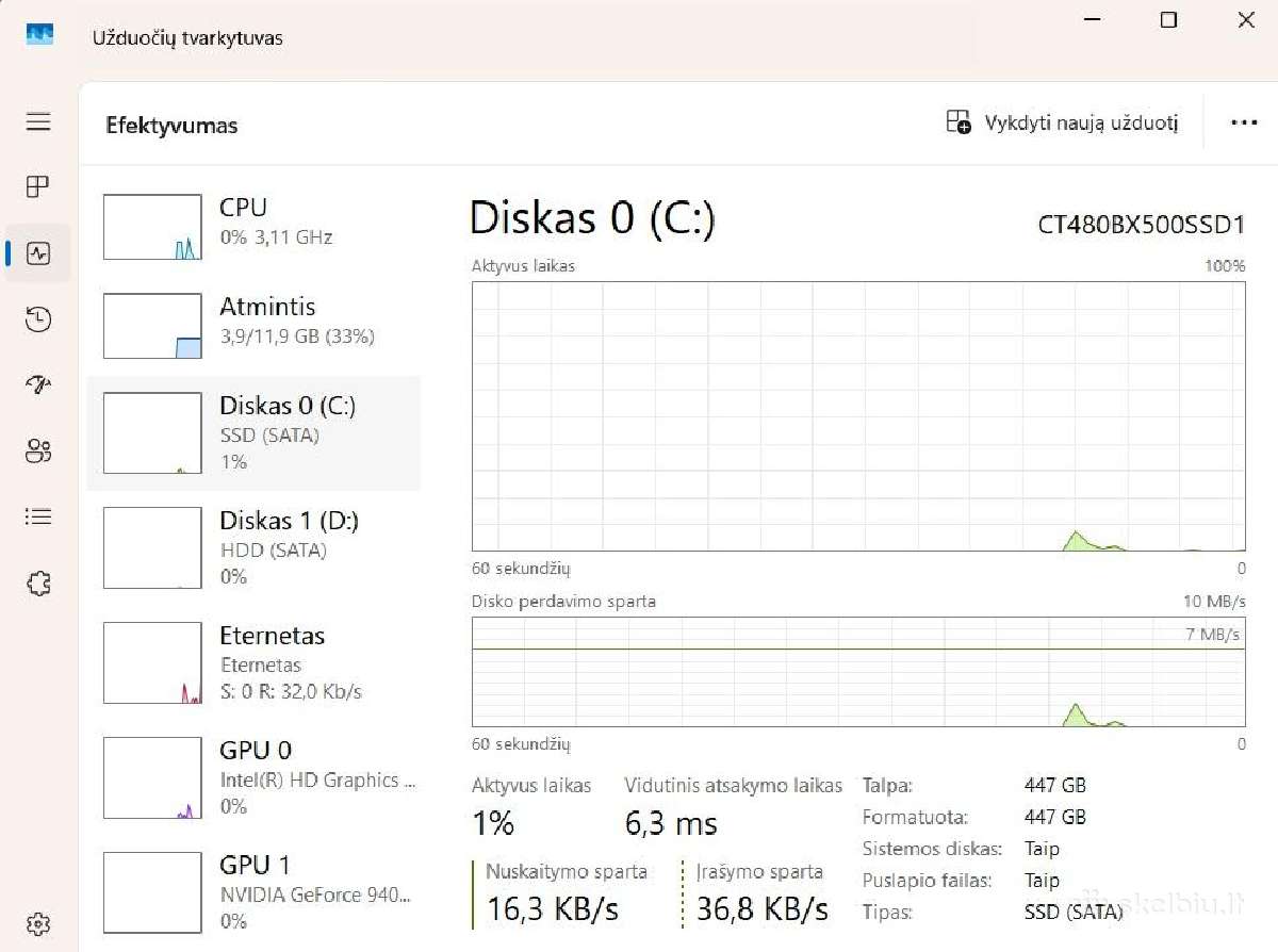 Nešiojamasis kompiuteris Asus leptop x556uq - nuotraukos Nr. 14