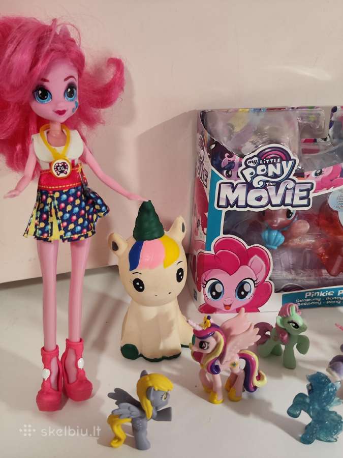 Lėlė pony su poniukais