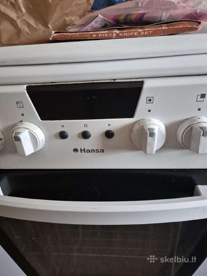 Hansa dujinė viryklė su elektrine orkaite - nuotraukos Nr. 3