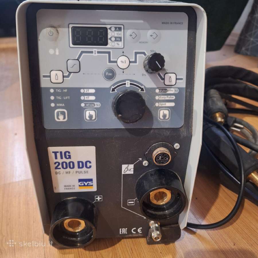 Gys Tig 200dc,tig220p-ac/dc - nuotraukos Nr. 2