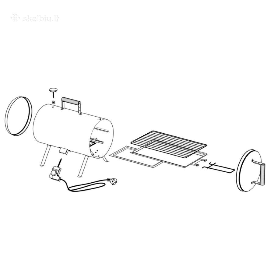 Elektrinė nešiojama rūkykla su termostatu Browin - nuotraukos Nr. 6