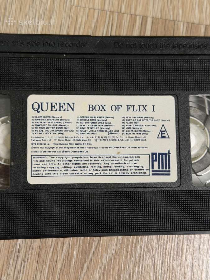 Queen Box Of Flix Vhs - nuotraukos Nr. 17