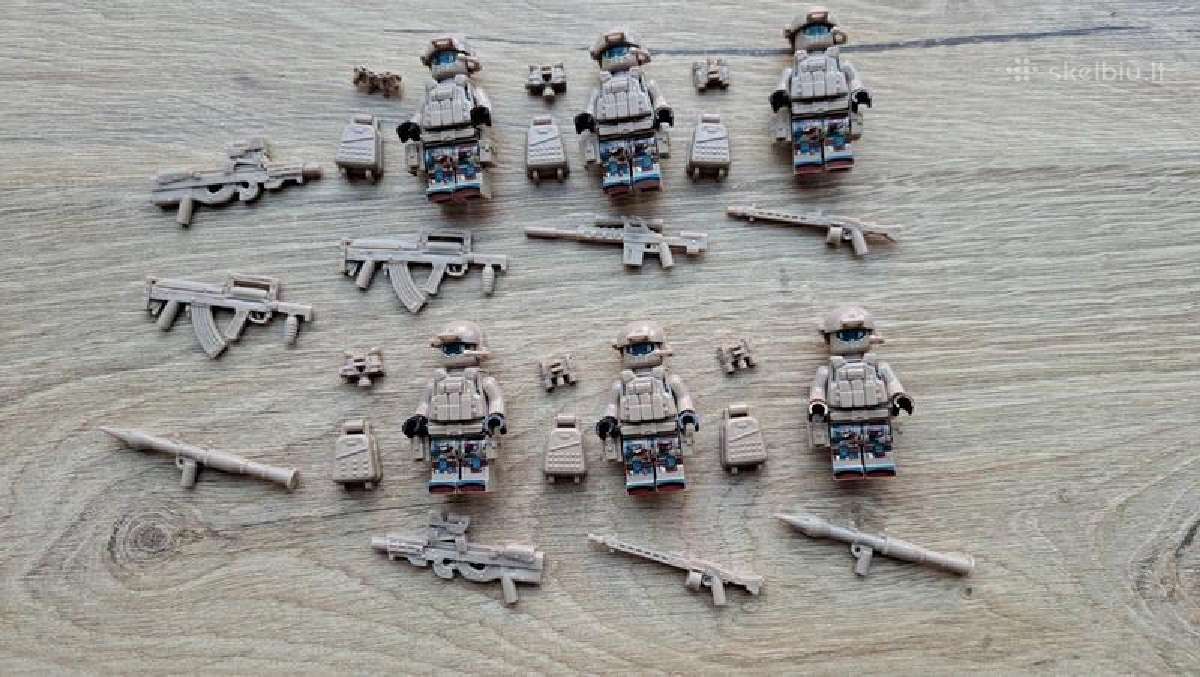 Minifigureles kaladeles - nuotraukos Nr. 5