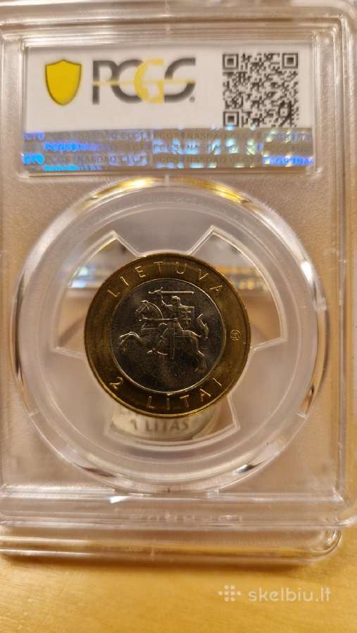 Pcgs Sertifikuoti 2 Lt (jubiliejiniai) - nuotraukos Nr. 5
