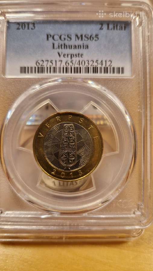 Pcgs Sertifikuoti 2 Lt (jubiliejiniai) - nuotraukos Nr. 6
