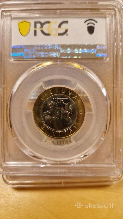 Pcgs Sertifikuoti 2 Lt (jubiliejiniai) - nuotraukos Nr. 7