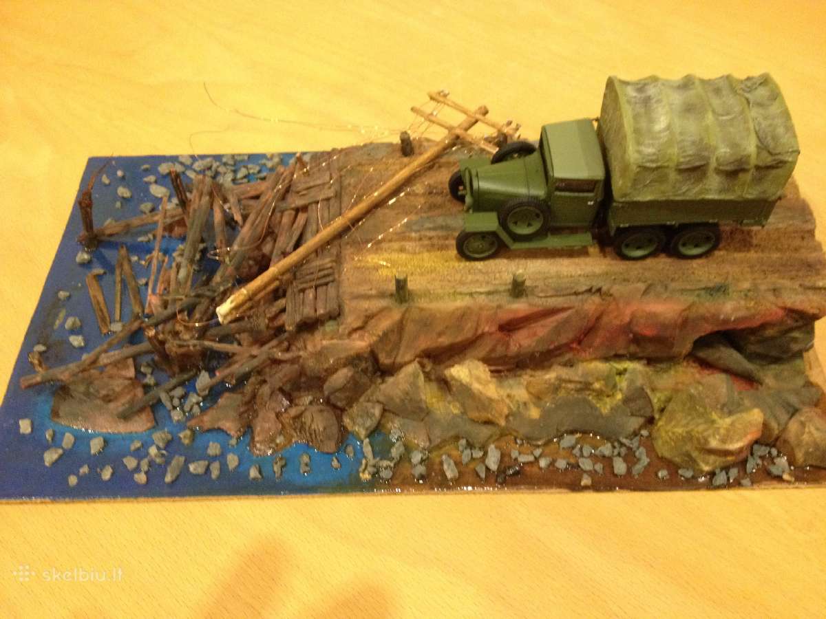 Diorama "susprogdintas tiltas" - nuotraukos Nr. 2