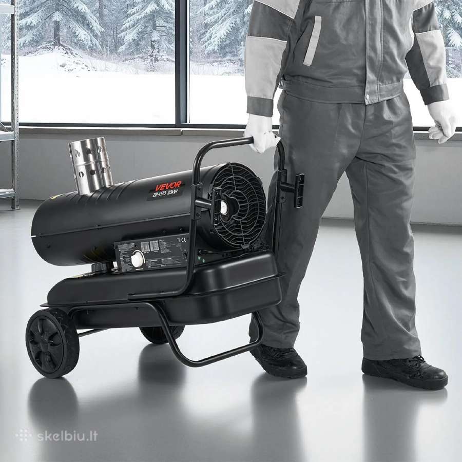 Dyzelinis šildytuvas Vevor 20kw su kaminu - nuotraukos Nr. 4