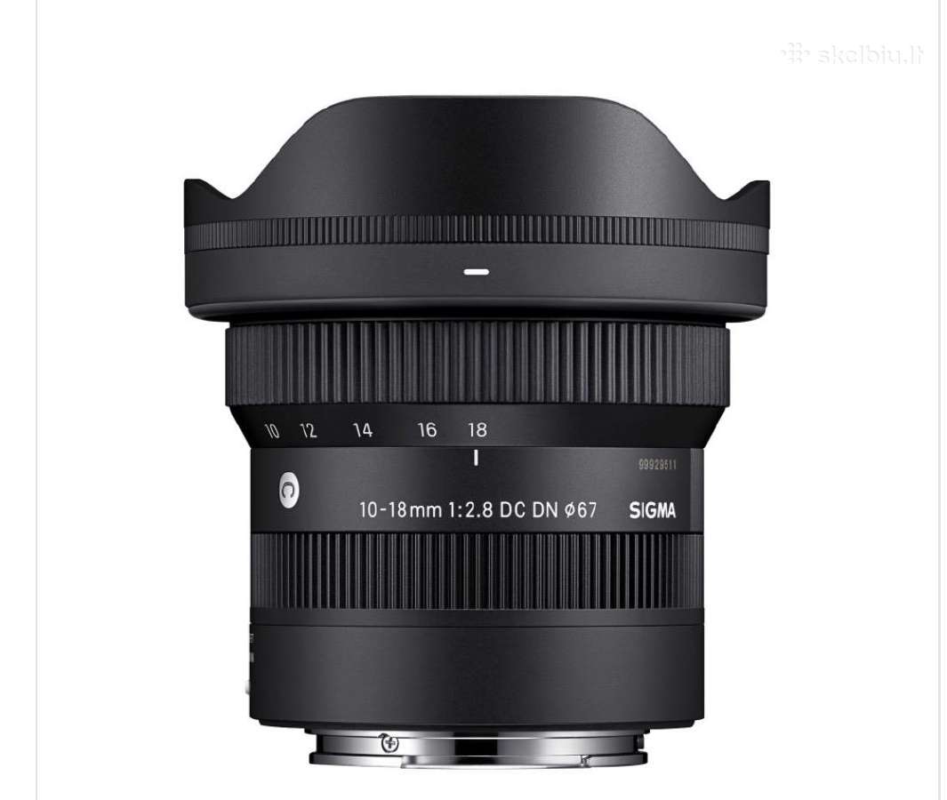 Sigma 10-18mm F2.8 Dc Dn Contemporary Fujifilm - nuotraukos Nr. 2
