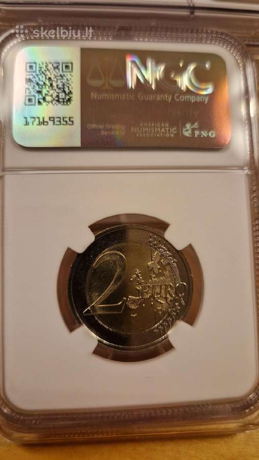 Ngc Ms64 2 eur Baltų kultūrai Sertifikuotas