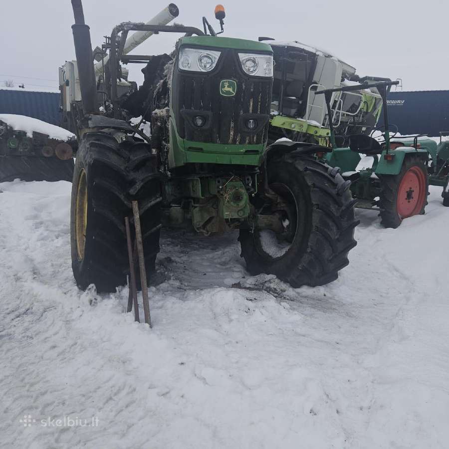 Traktorius John Deere 6195r ardomas dalimis