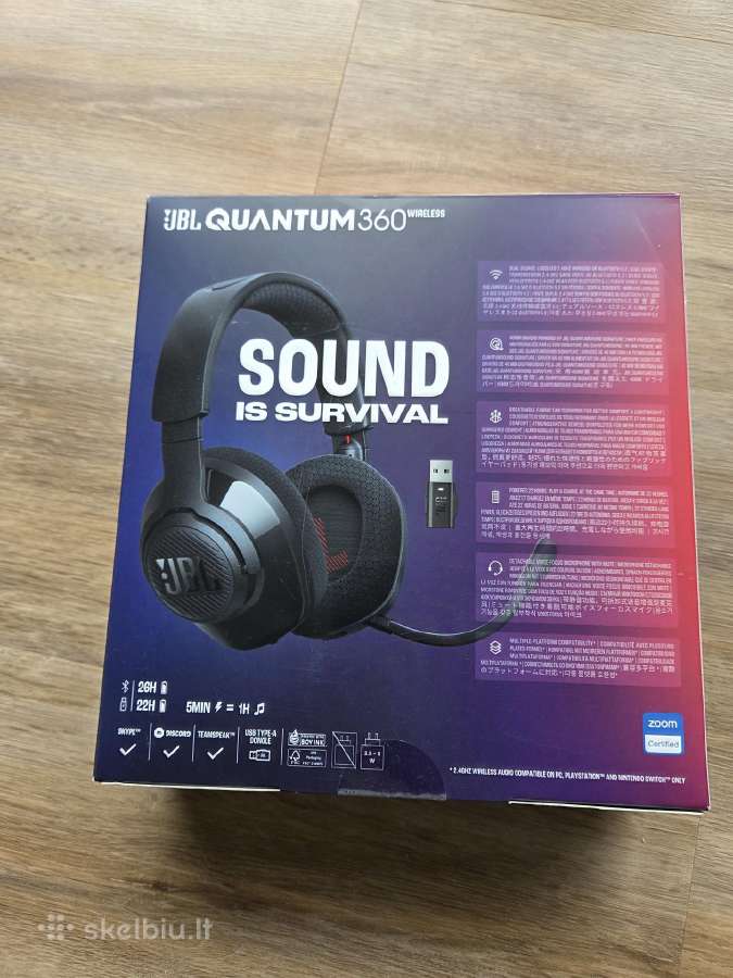 Logitech g522 G325 Jbl Quantum 360 ausinės - nuotraukos Nr. 4