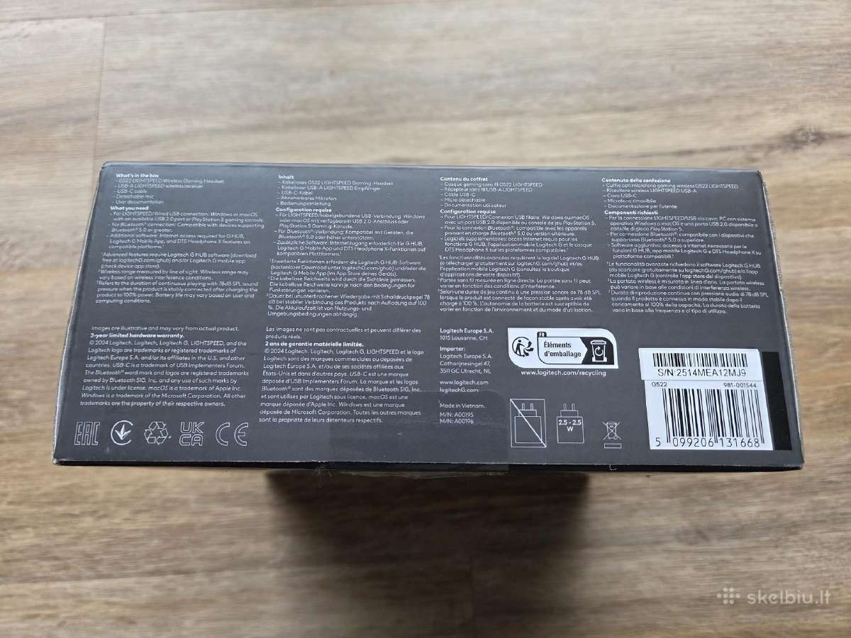 Logitech g522 G325 Jbl Quantum 360 ausinės - nuotraukos Nr. 6