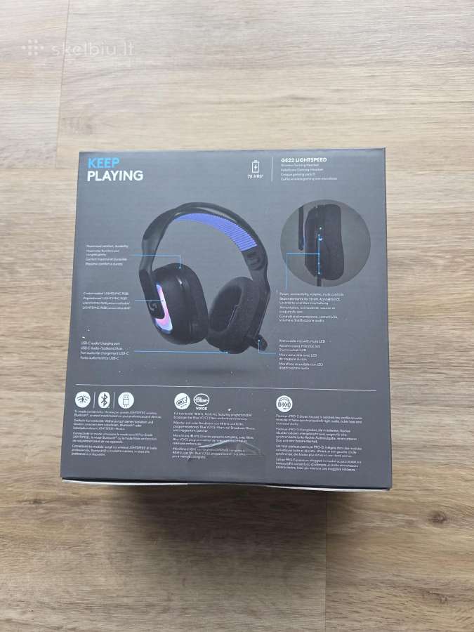 Logitech g522 G325 Jbl Quantum 360 ausinės - nuotraukos Nr. 7