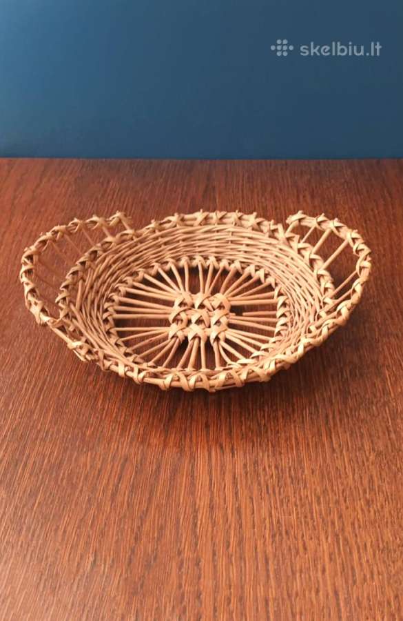 Pintas dekoratyvinis krepšelis-padėkliukas, 20cm s