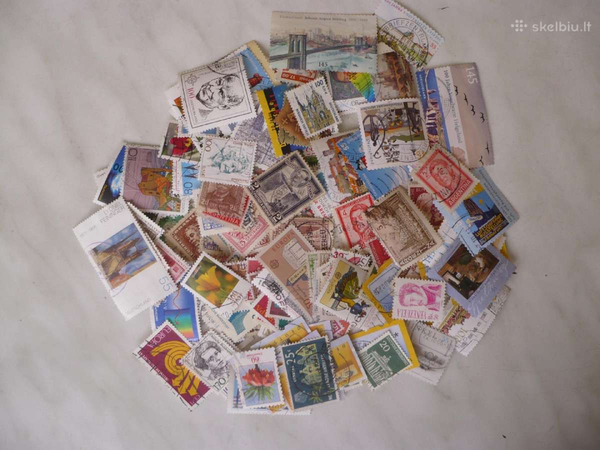 Skirtingu pašto ženklu rinkinys Nr48 , viso 285vnt