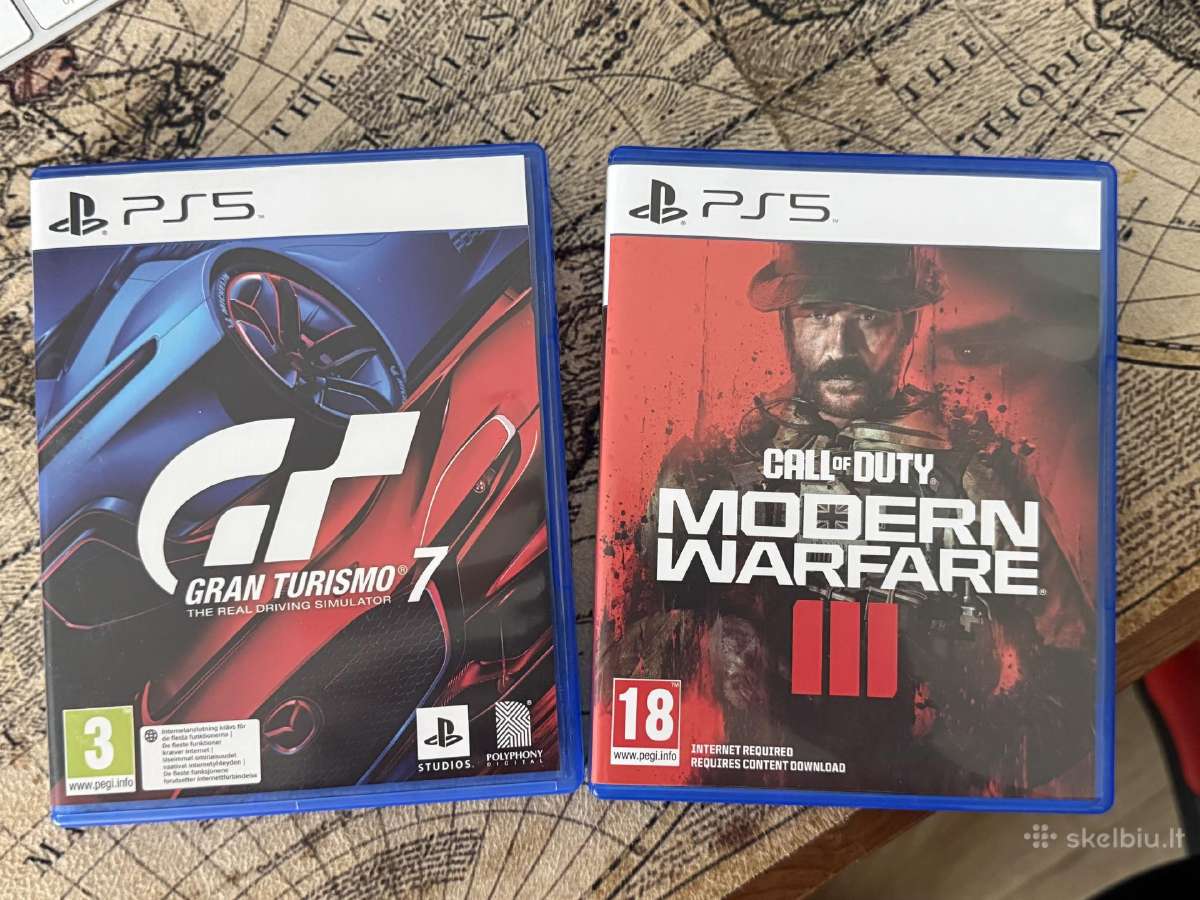 Parduodu Gt7 ir Cod Mw
