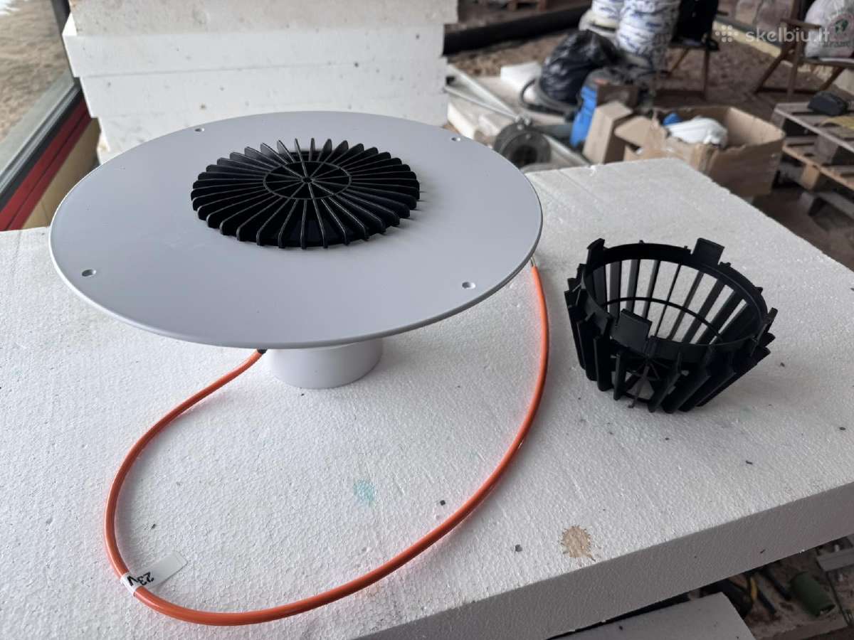 Stogo įlaja elektrifikuota Dn110 su Pvc flanšu - nuotraukos Nr. 3