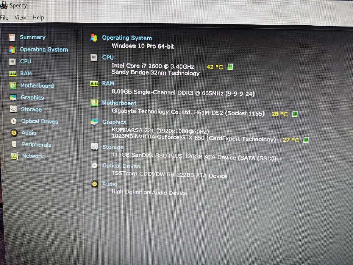 I7 2600, gtx 650, 8gb ddr3/ 120gb SSD - nuotraukos Nr. 10