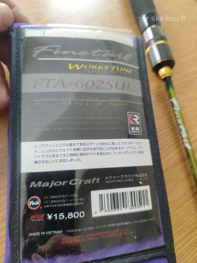 Major Craft Finetail Fta-602sul - nuotraukos Nr. 2