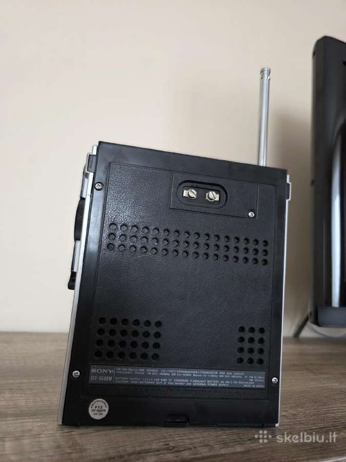 Sony Icf-5500w / Captain 55 radijo imtuvas - nuotraukos Nr. 6