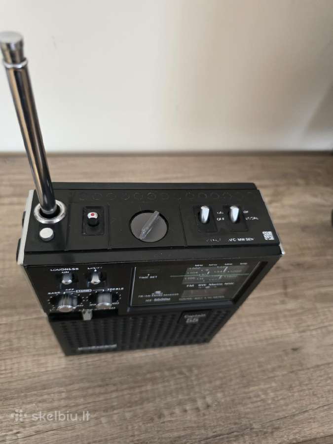 Sony Icf-5500w / Captain 55 radijo imtuvas - nuotraukos Nr. 7