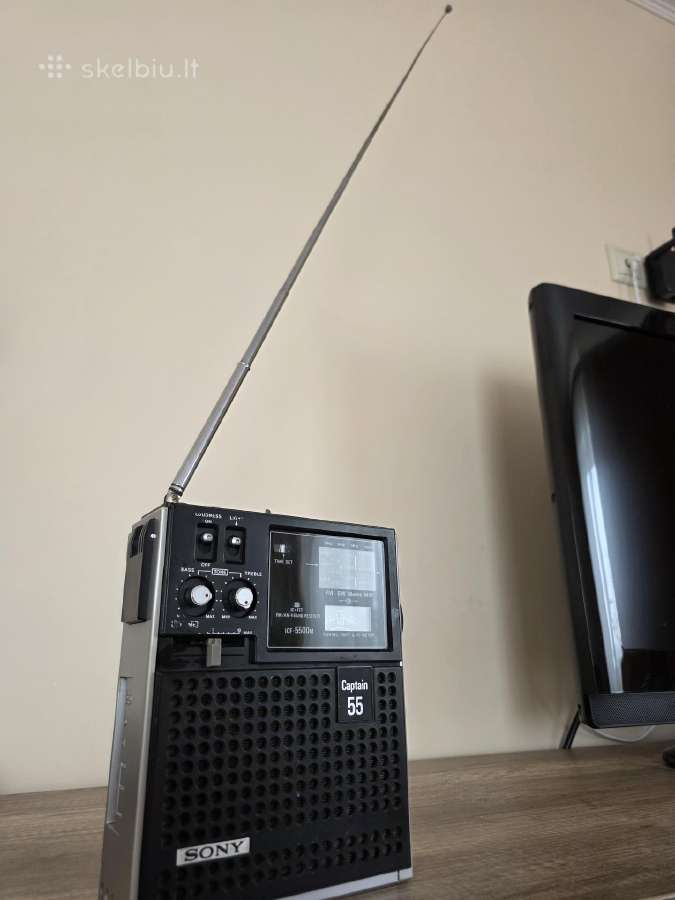 Sony Icf-5500w / Captain 55 radijo imtuvas - nuotraukos Nr. 8