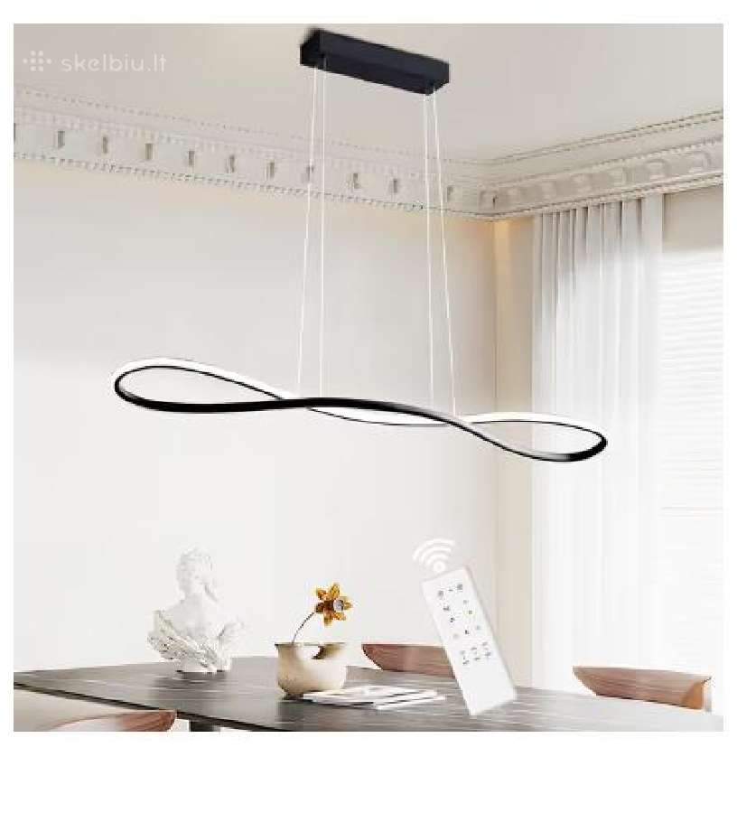 Pakabinamas LED šviestuvas, 90 cm ilgio.