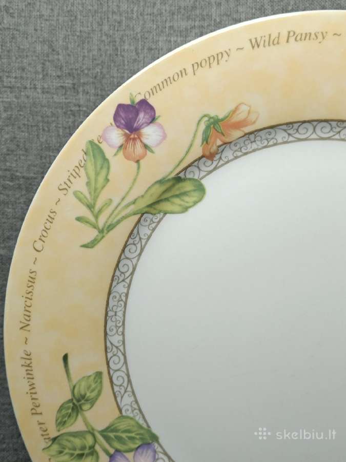 Vintažiniu indų rinkinys "Botanical" - nuotraukos Nr. 5