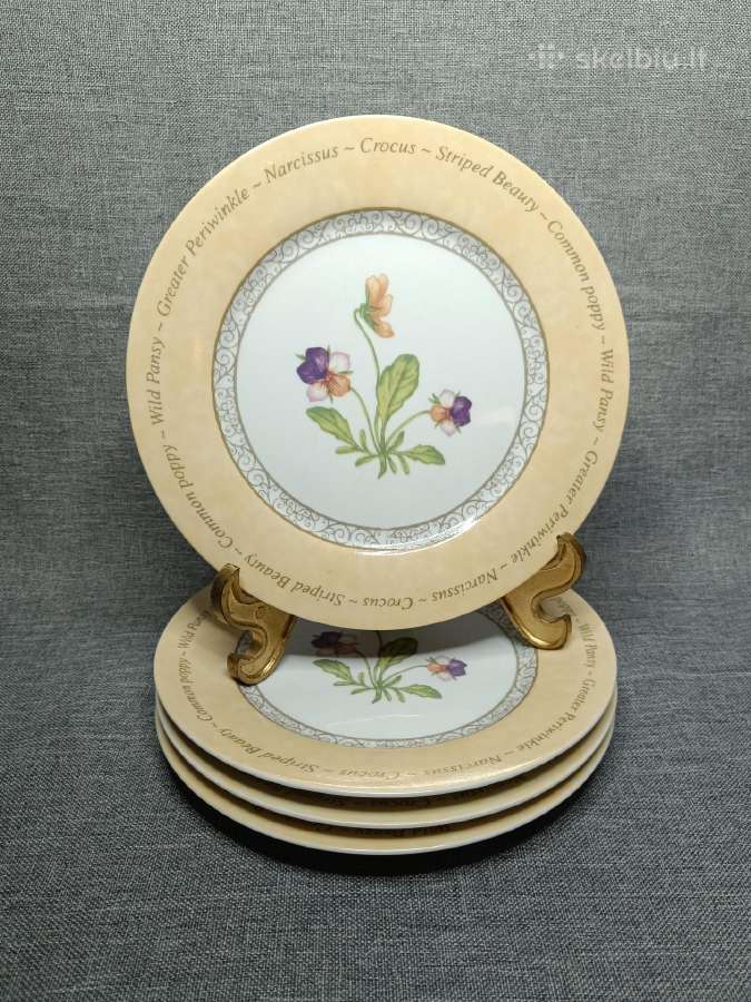 Vintažiniu indų rinkinys "Botanical" - nuotraukos Nr. 6