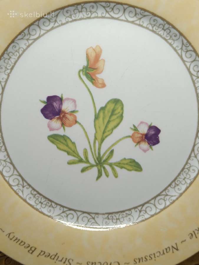 Vintažiniu indų rinkinys "Botanical" - nuotraukos Nr. 8