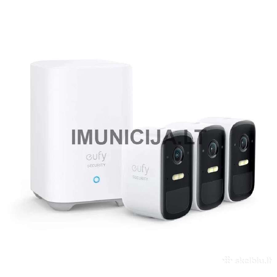 Eufycam 2c (3+1) stebėjimo kameros (ekspo)+6mėn.ga