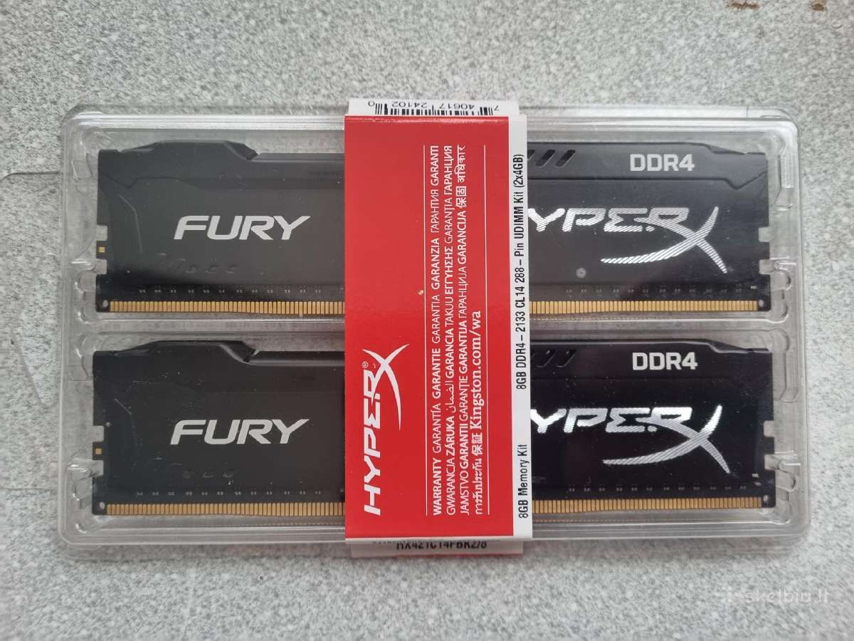 Kingstone Fury Hyper Ddr4 (2x4gb)