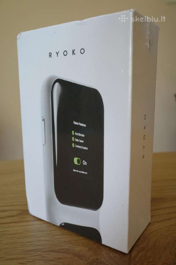 Ryoko Pro 4G Lte WiFi Mobile Router 500mb duomenų