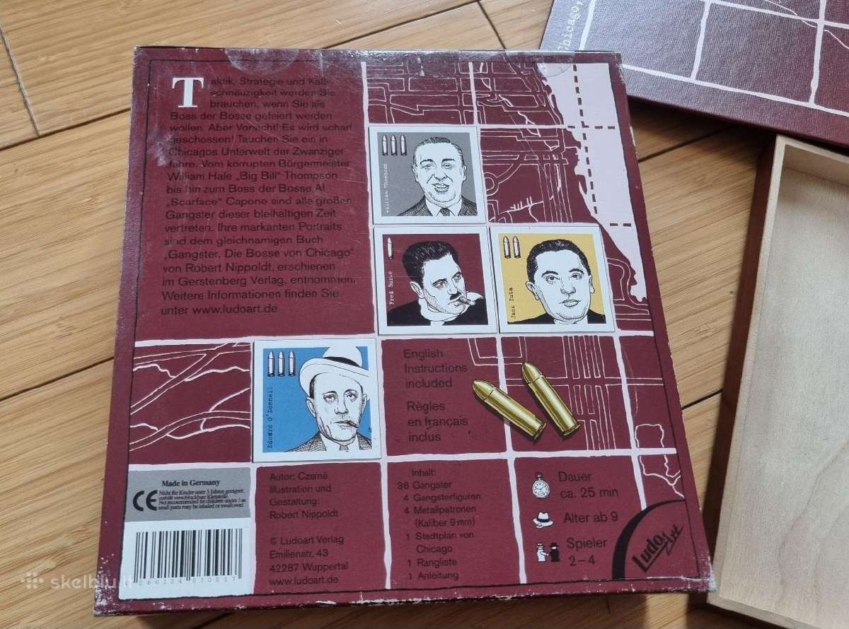 Stalo žaidimas "Gangster. Die Bosse von Chicago" - nuotraukos Nr. 5