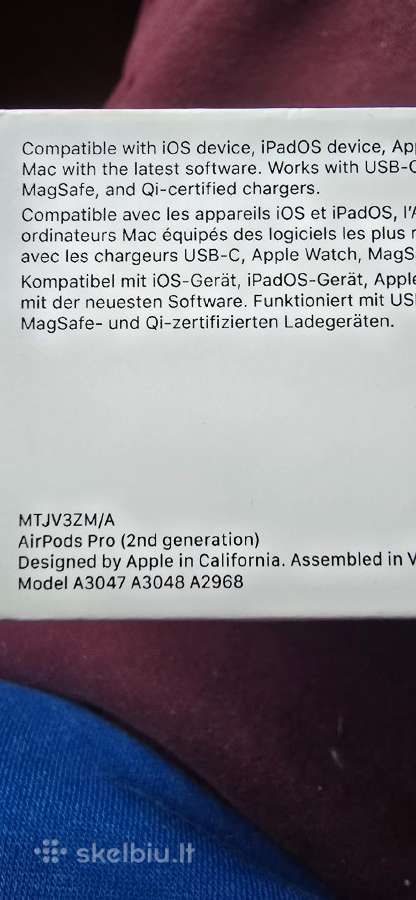 Airpods pro2 (type c) orig. - nuotraukos Nr. 6