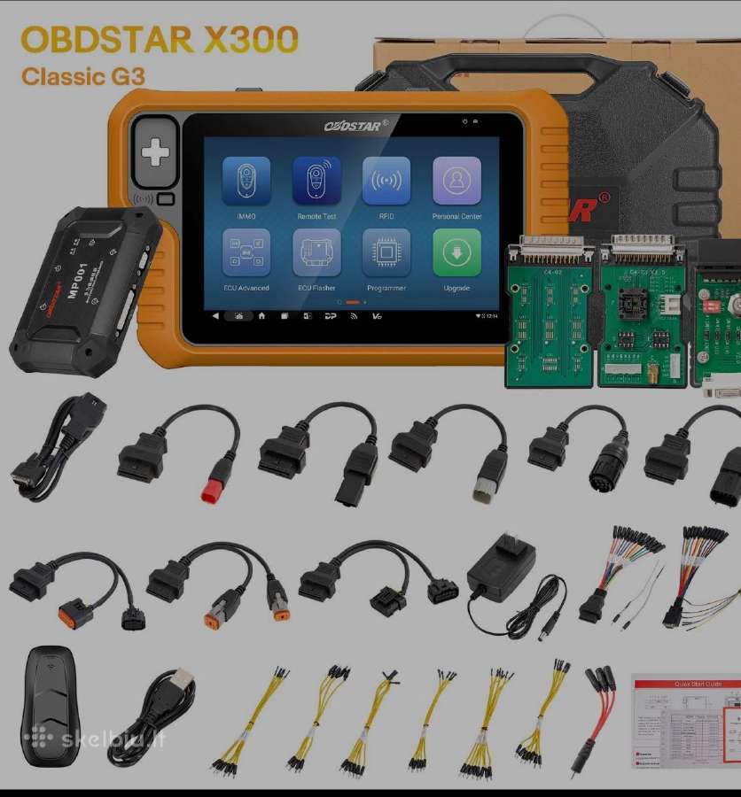 Obdstar G3 pilnas + Mqb adapteriai + Mercedes.