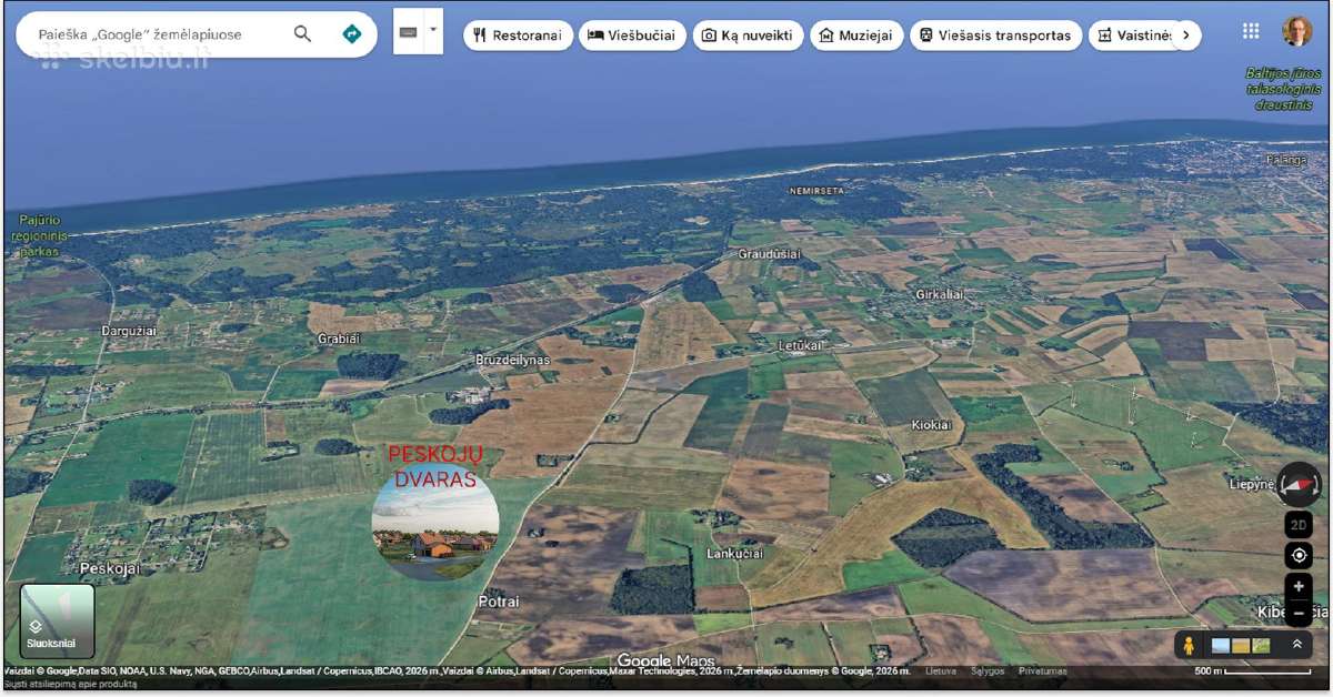 Namų v. sklypai Peskojų k. nuo 9 arų ir 9500 Eur - nuotraukos Nr. 2