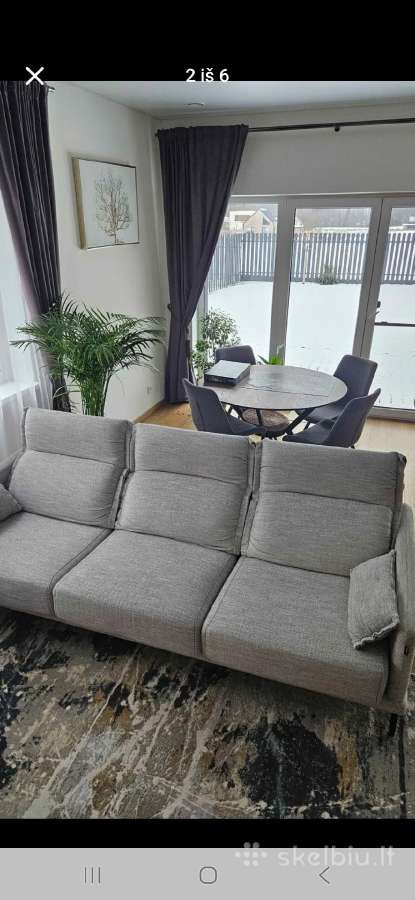 Trivietė Magrės sofa - nuotraukos Nr. 2